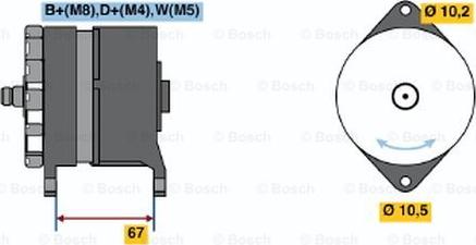 BOSCH 0 120 468 065 - Generator alexcarstop-ersatzteile.com