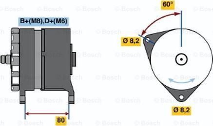 BOSCH 0 120 468 007 - Generator alexcarstop-ersatzteile.com