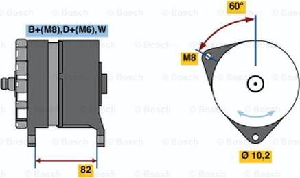 BOSCH 0 120 468 088 - Generator alexcarstop-ersatzteile.com