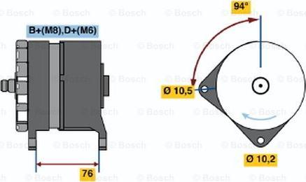 BOSCH 0 120 468 102 - Generator alexcarstop-ersatzteile.com