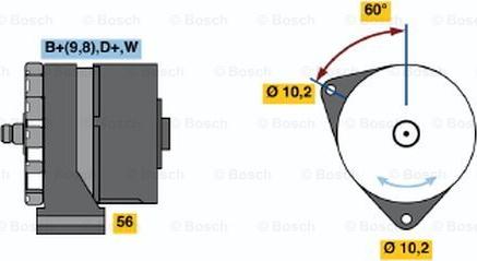 BOSCH 0 120 489 469 - Generator alexcarstop-ersatzteile.com