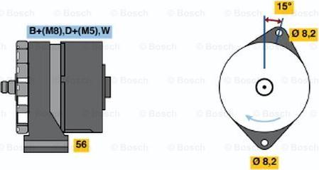 BOSCH 0 120 489 434 - Generator alexcarstop-ersatzteile.com