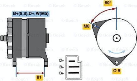 BOSCH 0 120 489 090 - Generator alexcarstop-ersatzteile.com