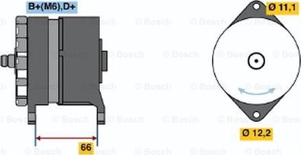 BOSCH 0 120 489 134 - Generator alexcarstop-ersatzteile.com