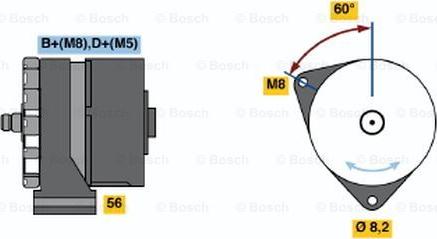 BOSCH 0 120 489 362 - Generator alexcarstop-ersatzteile.com