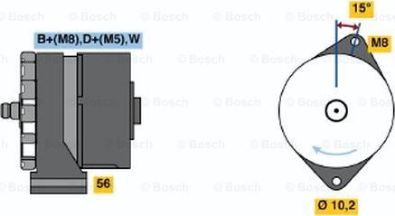 BOSCH 0 120 489 378 - Generator alexcarstop-ersatzteile.com