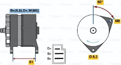 BOSCH 0 120 489 251 - Generator alexcarstop-ersatzteile.com