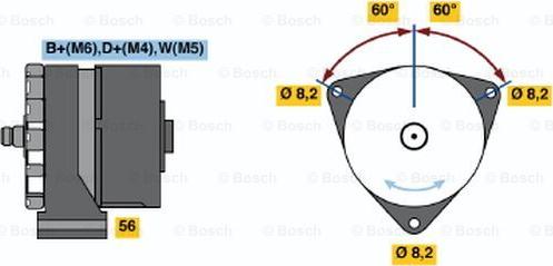 BOSCH 0 120 489 730 - Generator alexcarstop-ersatzteile.com