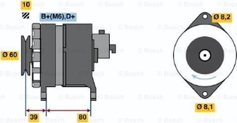 BOSCH 0 120 488 012 - Generator alexcarstop-ersatzteile.com