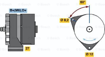 BOSCH 0 120 488 102 - Generator alexcarstop-ersatzteile.com