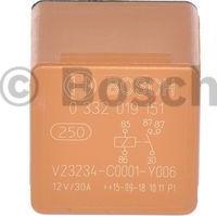 BOSCH 0 332 019 151 - Relais, Kraftstoffpumpe alexcarstop-ersatzteile.com