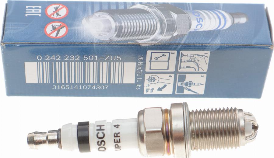 BOSCH 0 242 232 501 - Zündkerze alexcarstop-ersatzteile.com