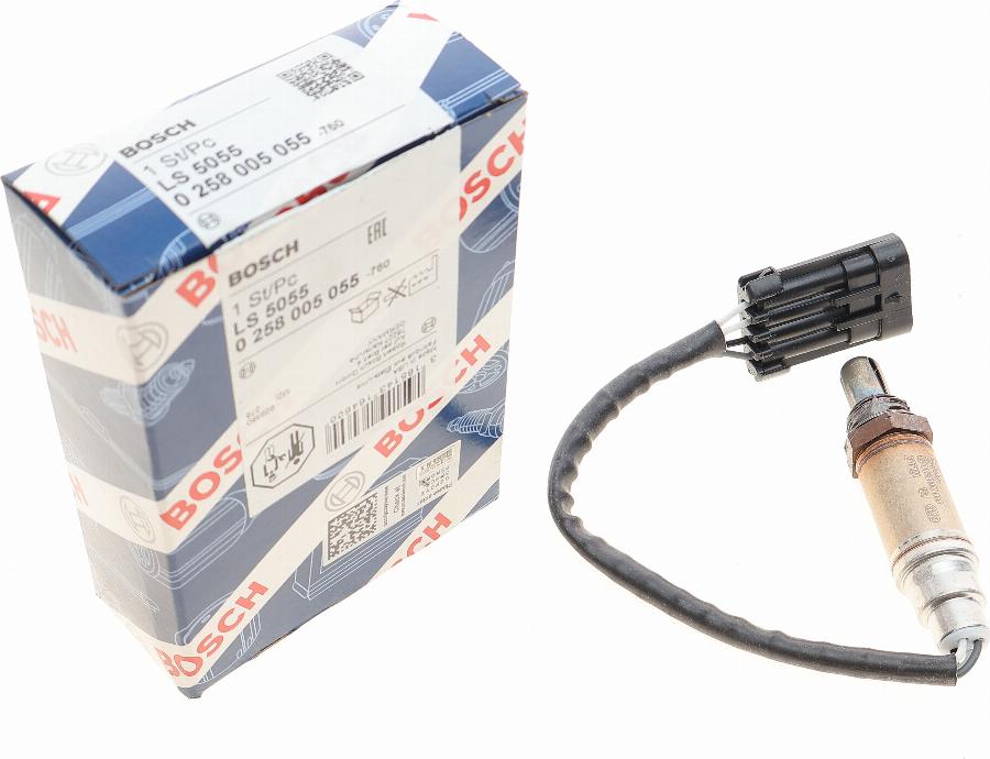 BOSCH 0 258 005 055 - Lambdasonde alexcarstop-ersatzteile.com