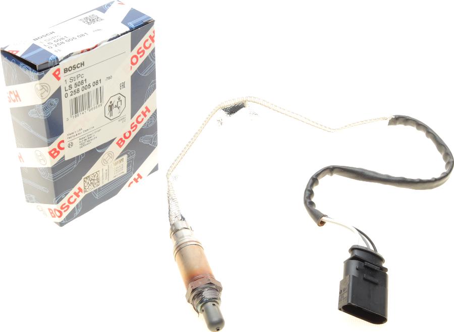 BOSCH 0 258 005 081 - Lambdasonde alexcarstop-ersatzteile.com