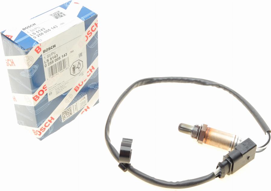 BOSCH 0 258 005 143 - Lambdasonde alexcarstop-ersatzteile.com