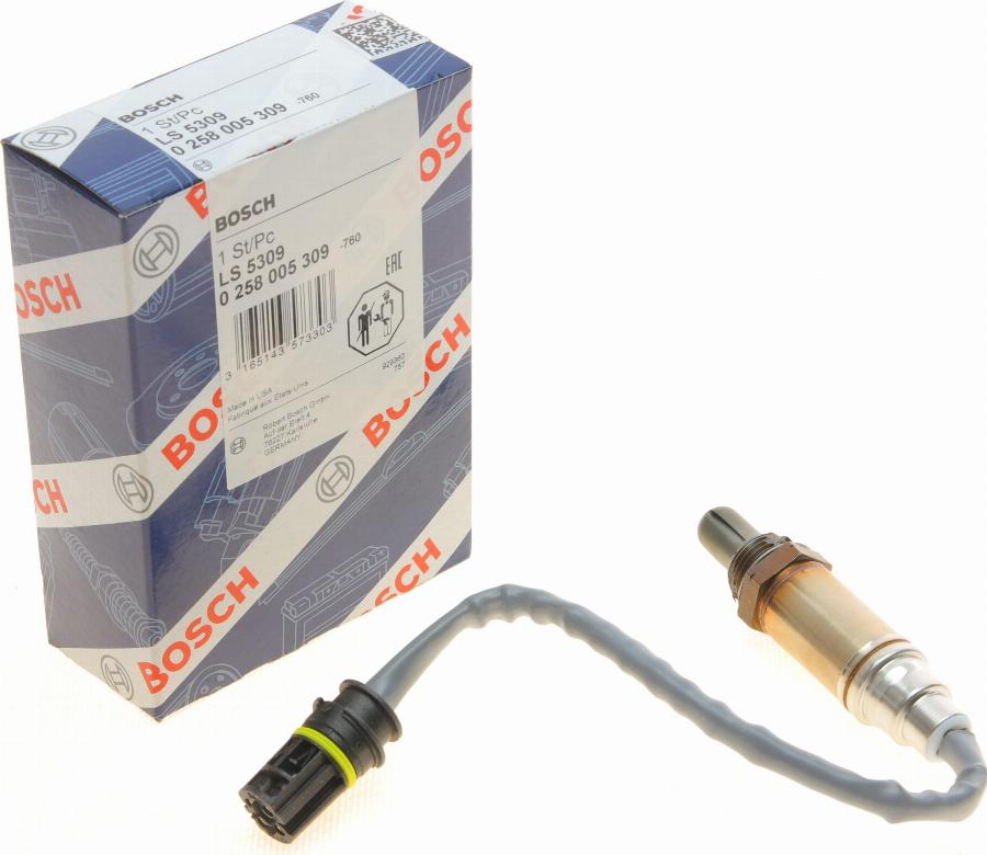 BOSCH 0 258 005 309 - Lambdasonde alexcarstop-ersatzteile.com