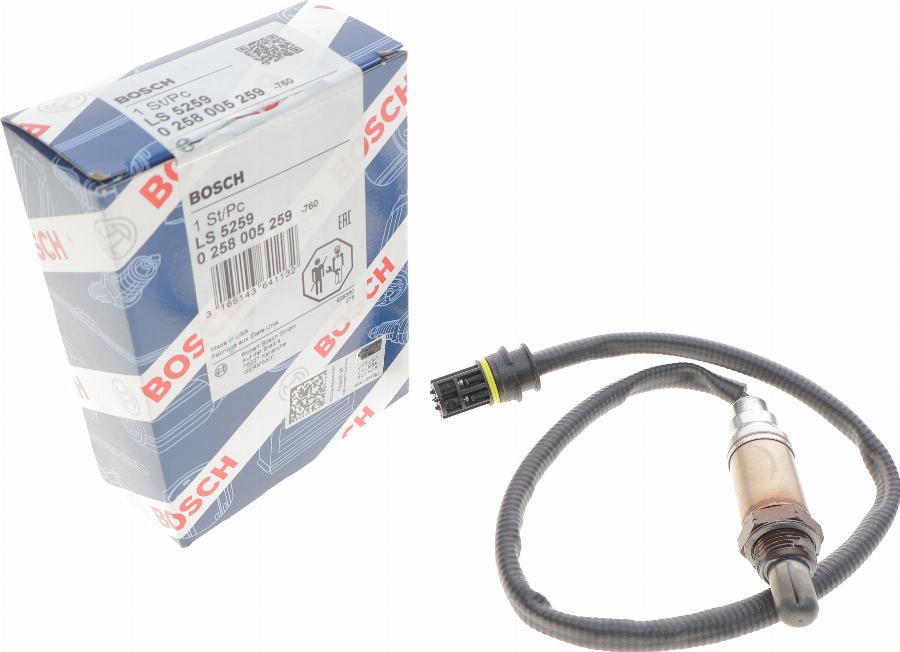 BOSCH 0 258 005 259 - Lambdasonde alexcarstop-ersatzteile.com