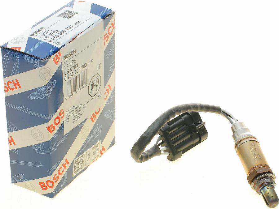 BOSCH 0 258 005 703 - Lambdasonde alexcarstop-ersatzteile.com