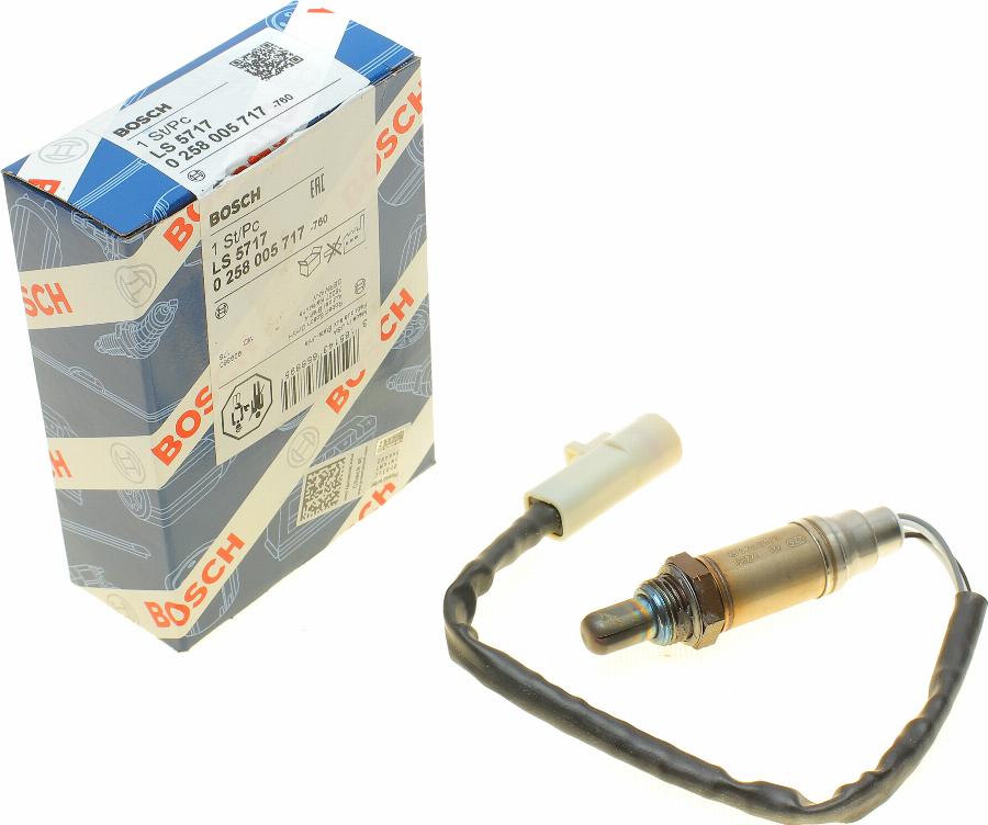 BOSCH 0 258 005 717 - Lambdasonde alexcarstop-ersatzteile.com