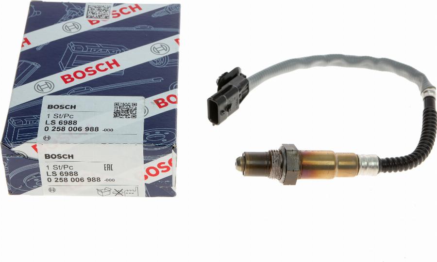 BOSCH 0 258 006 988 - Lambdasonde alexcarstop-ersatzteile.com