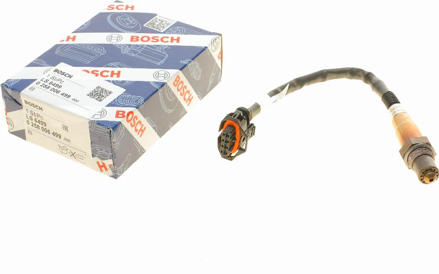 BOSCH 0 258 006 499 - Lambdasonde alexcarstop-ersatzteile.com