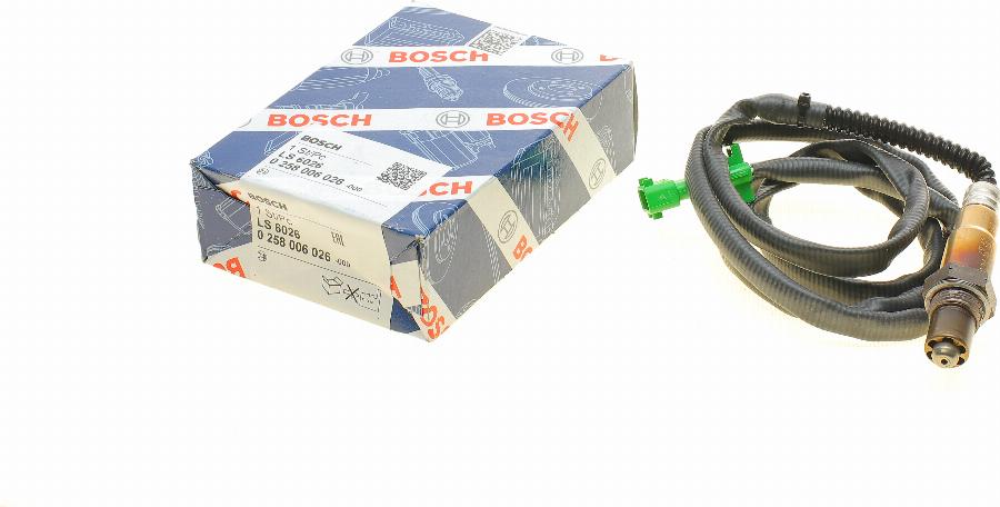 BOSCH 0 258 006 026 - Lambdasonde alexcarstop-ersatzteile.com