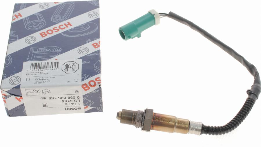 BOSCH 0 258 006 155 - Lambdasonde alexcarstop-ersatzteile.com