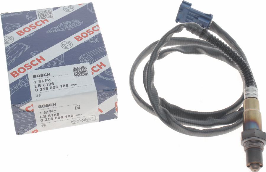 BOSCH 0 258 006 186 - Lambdasonde alexcarstop-ersatzteile.com