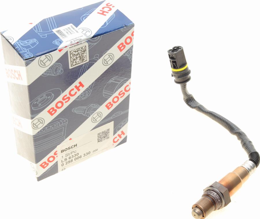 BOSCH 0 258 006 330 - Lambdasonde alexcarstop-ersatzteile.com