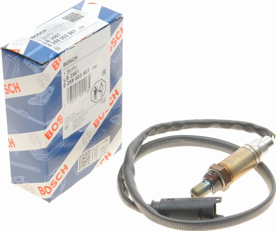 BOSCH 0 258 003 561 - Lambdasonde alexcarstop-ersatzteile.com