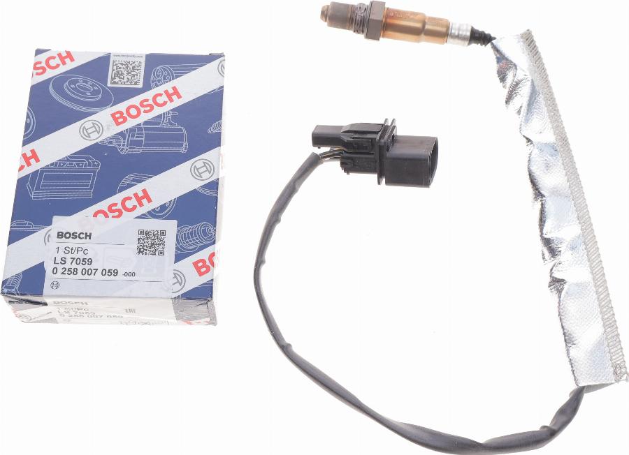 BOSCH 0 258 007 059 - Lambdasonde alexcarstop-ersatzteile.com