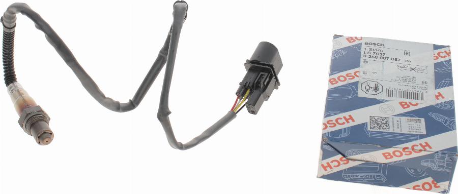 BOSCH 0 258 007 057 - Lambdasonde alexcarstop-ersatzteile.com