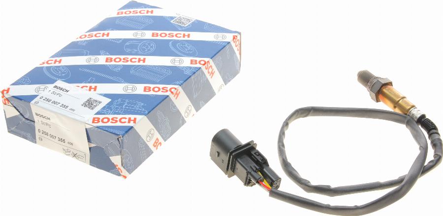 BOSCH 0 258 007 355 - Lambdasonde alexcarstop-ersatzteile.com