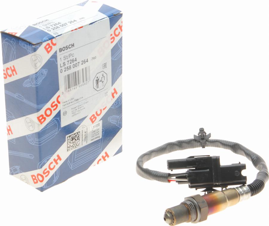 BOSCH 0 258 007 264 - Lambdasonde alexcarstop-ersatzteile.com