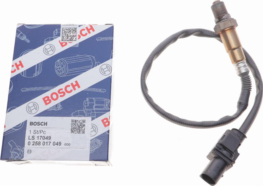 BOSCH 0 258 017 049 - Lambdasonde alexcarstop-ersatzteile.com