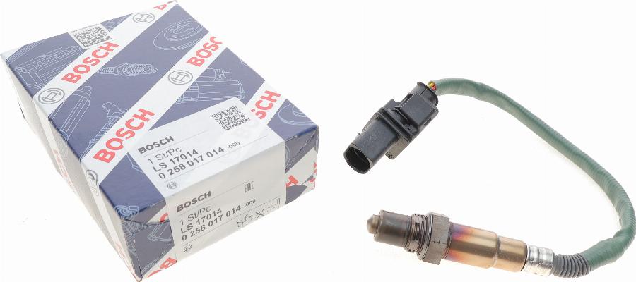 BOSCH 0 258 017 014 - Lambdasonde alexcarstop-ersatzteile.com