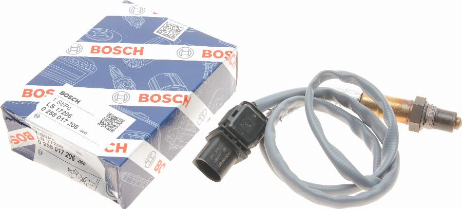 BOSCH 0 258 017 206 - Lambdasonde alexcarstop-ersatzteile.com