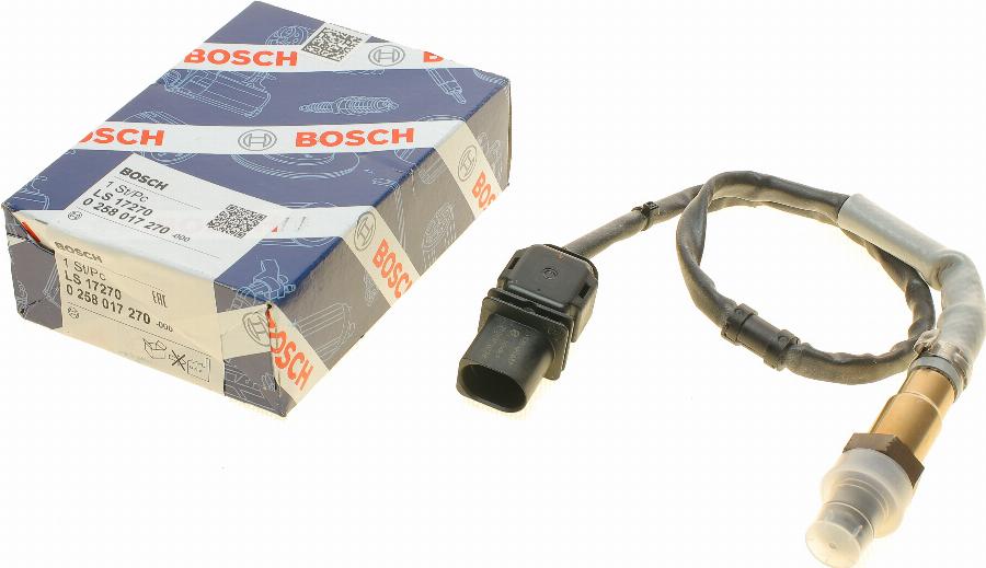 BOSCH 0 258 017 270 - Lambdasonde alexcarstop-ersatzteile.com