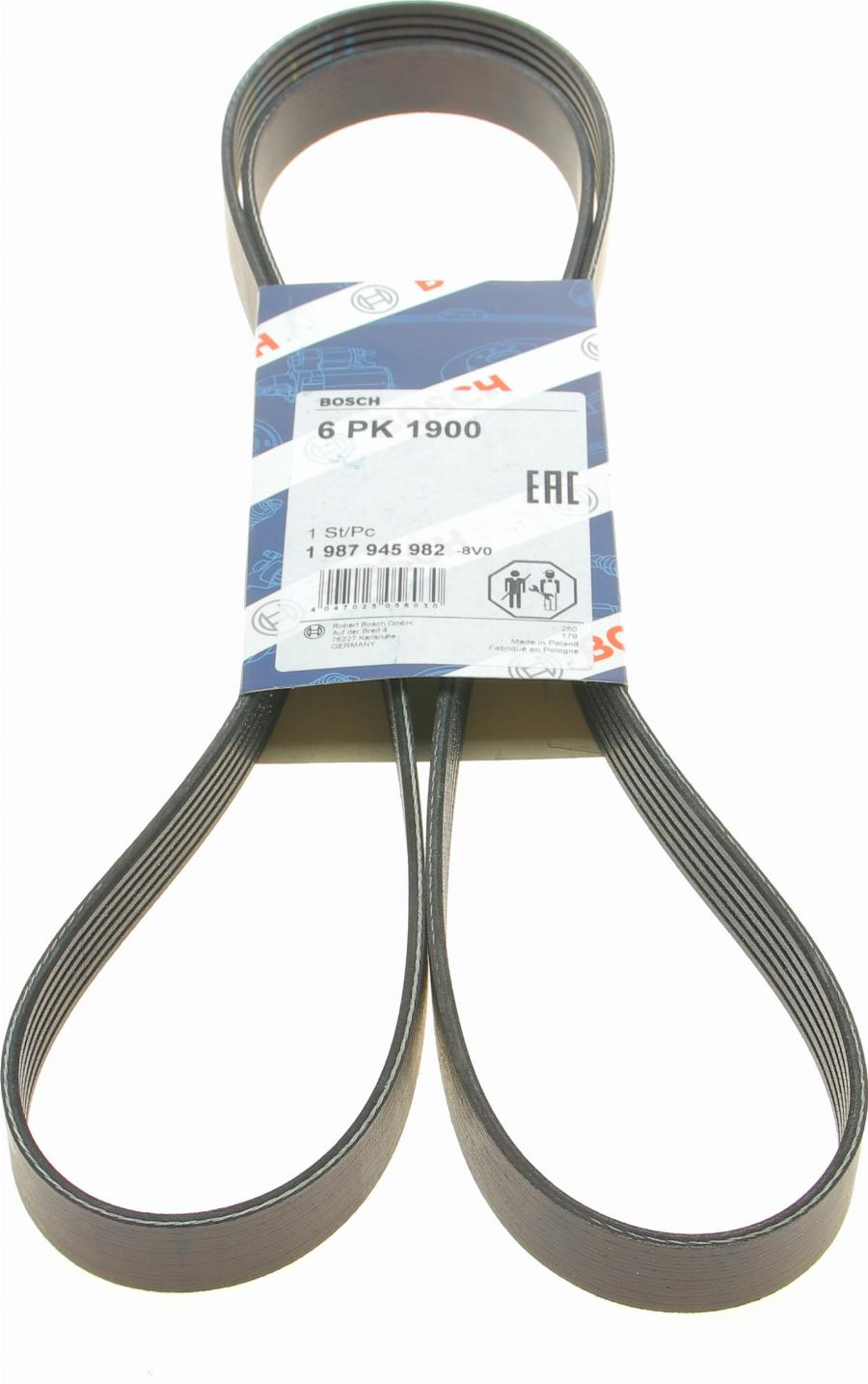 BOSCH 1 987 945 982 - Keilrippenriemen alexcarstop-ersatzteile.com