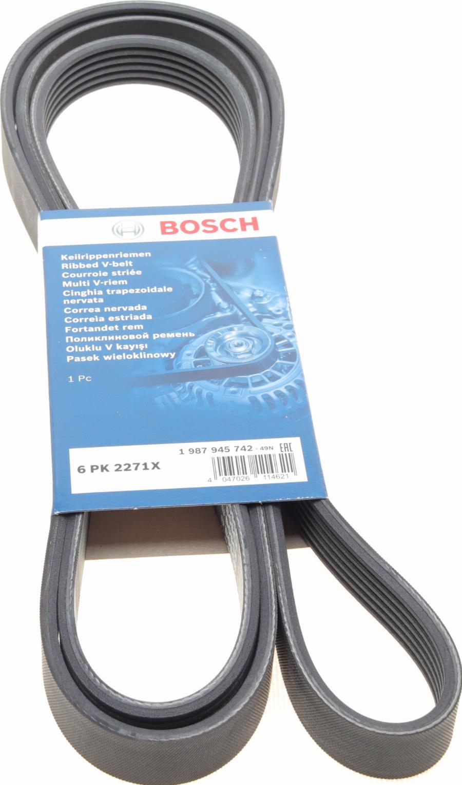 BOSCH 1 987 945 742 - Keilrippenriemen alexcarstop-ersatzteile.com