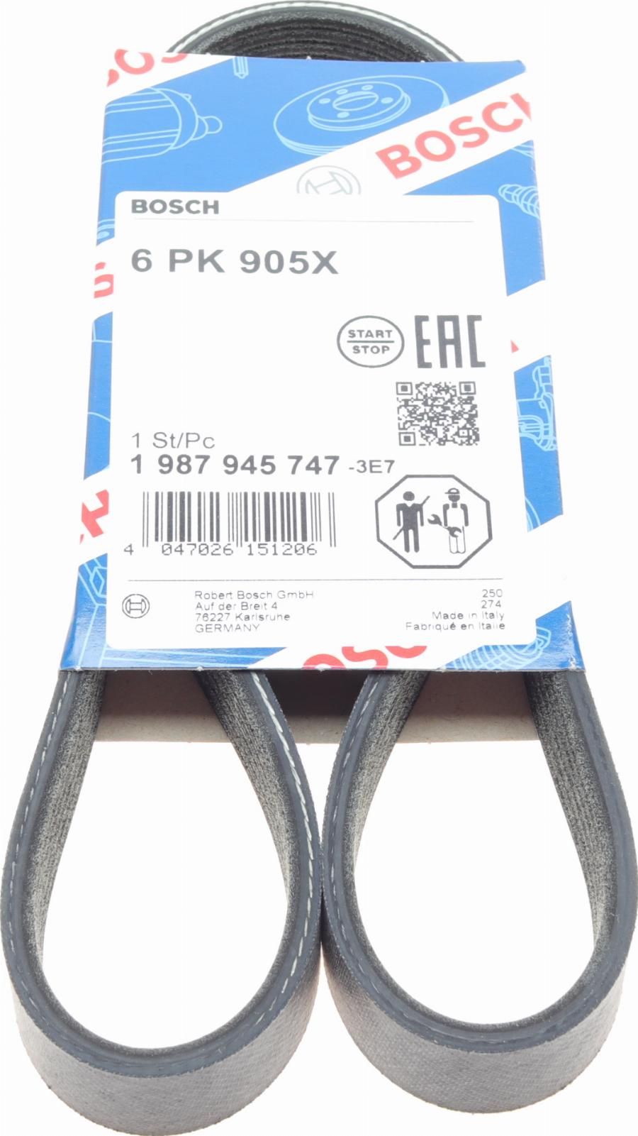 BOSCH 1 987 945 747 - Keilrippenriemen alexcarstop-ersatzteile.com