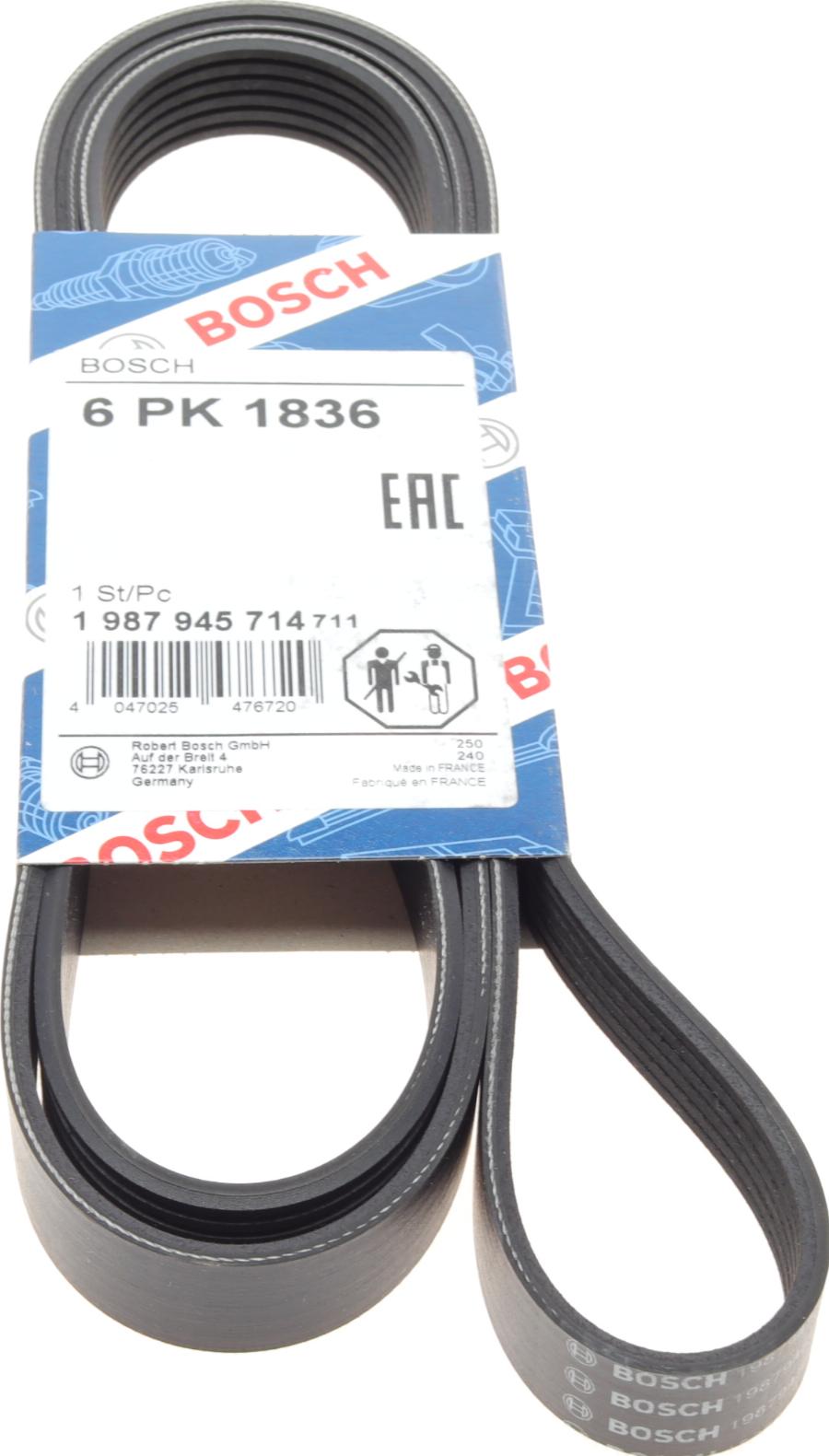 BOSCH 1 987 945 714 - Keilrippenriemen alexcarstop-ersatzteile.com