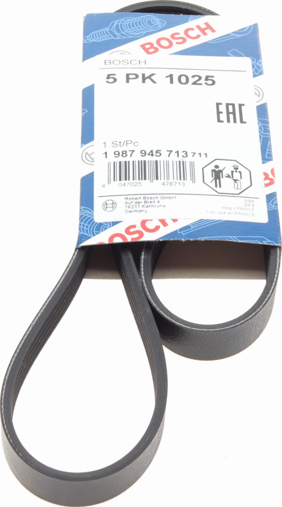 BOSCH 1 987 945 713 - Keilrippenriemen alexcarstop-ersatzteile.com