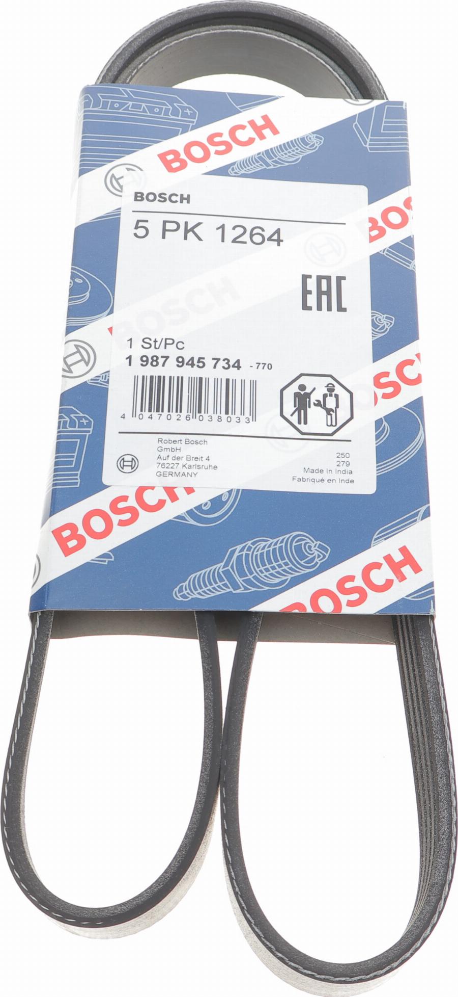 BOSCH 1 987 945 734 - Keilrippenriemen alexcarstop-ersatzteile.com