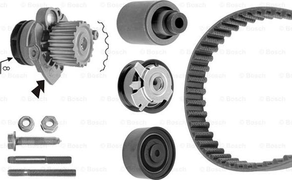 BOSCH 1 987 946 418 - Wasserpumpe + Zahnriemensatz alexcarstop-ersatzteile.com