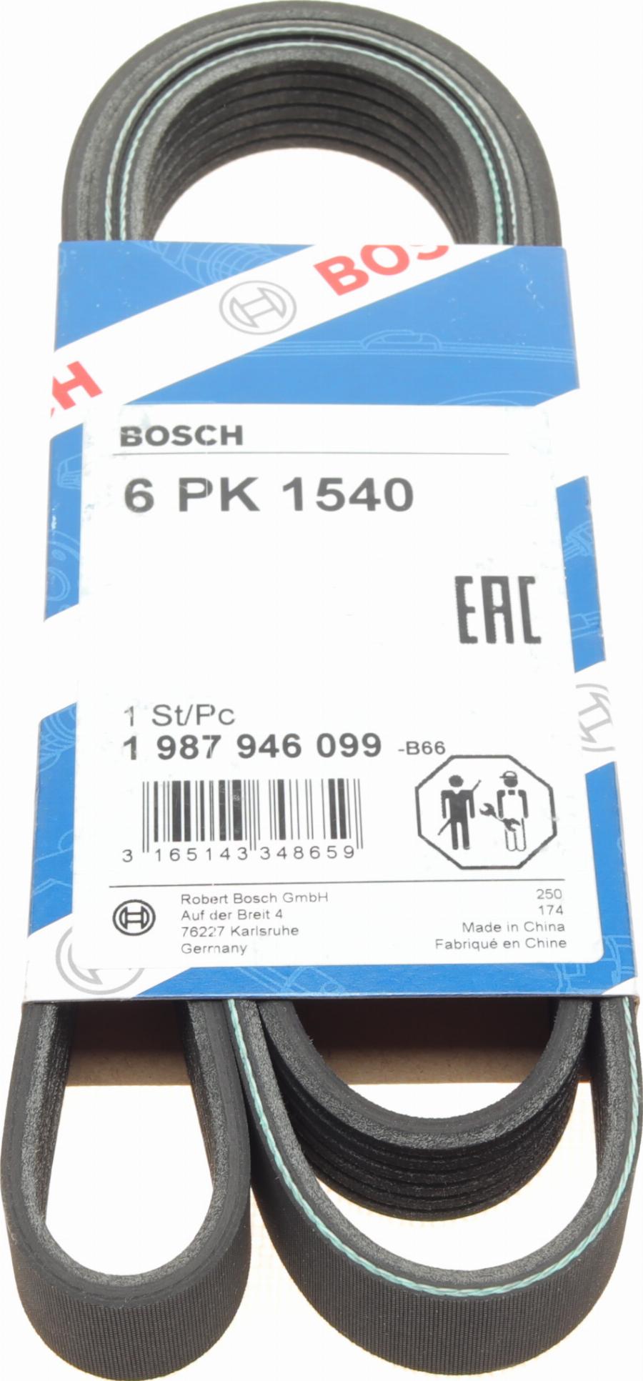 BOSCH 1 987 946 099 - Keilrippenriemen alexcarstop-ersatzteile.com