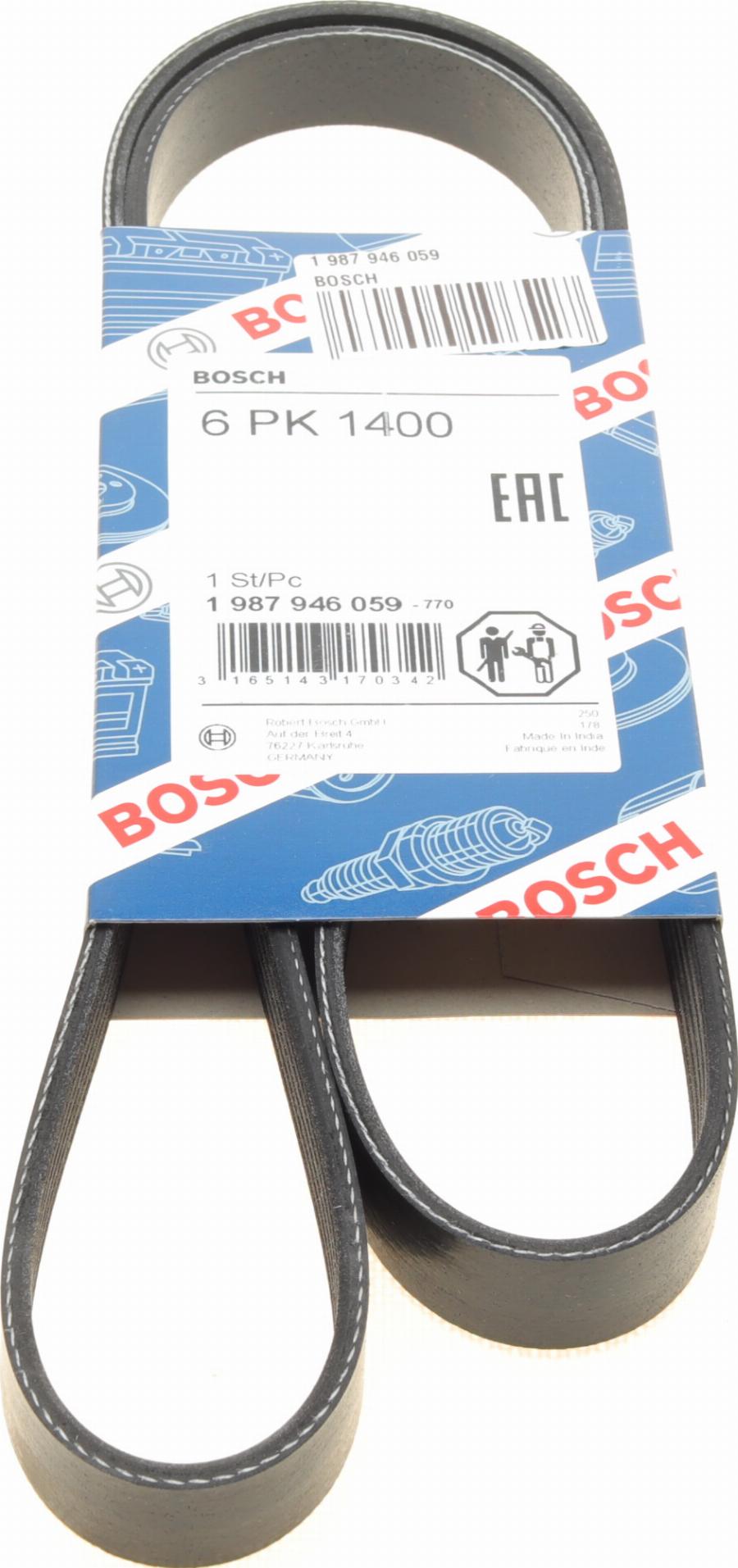 BOSCH 1 987 946 059 - Keilrippenriemen alexcarstop-ersatzteile.com