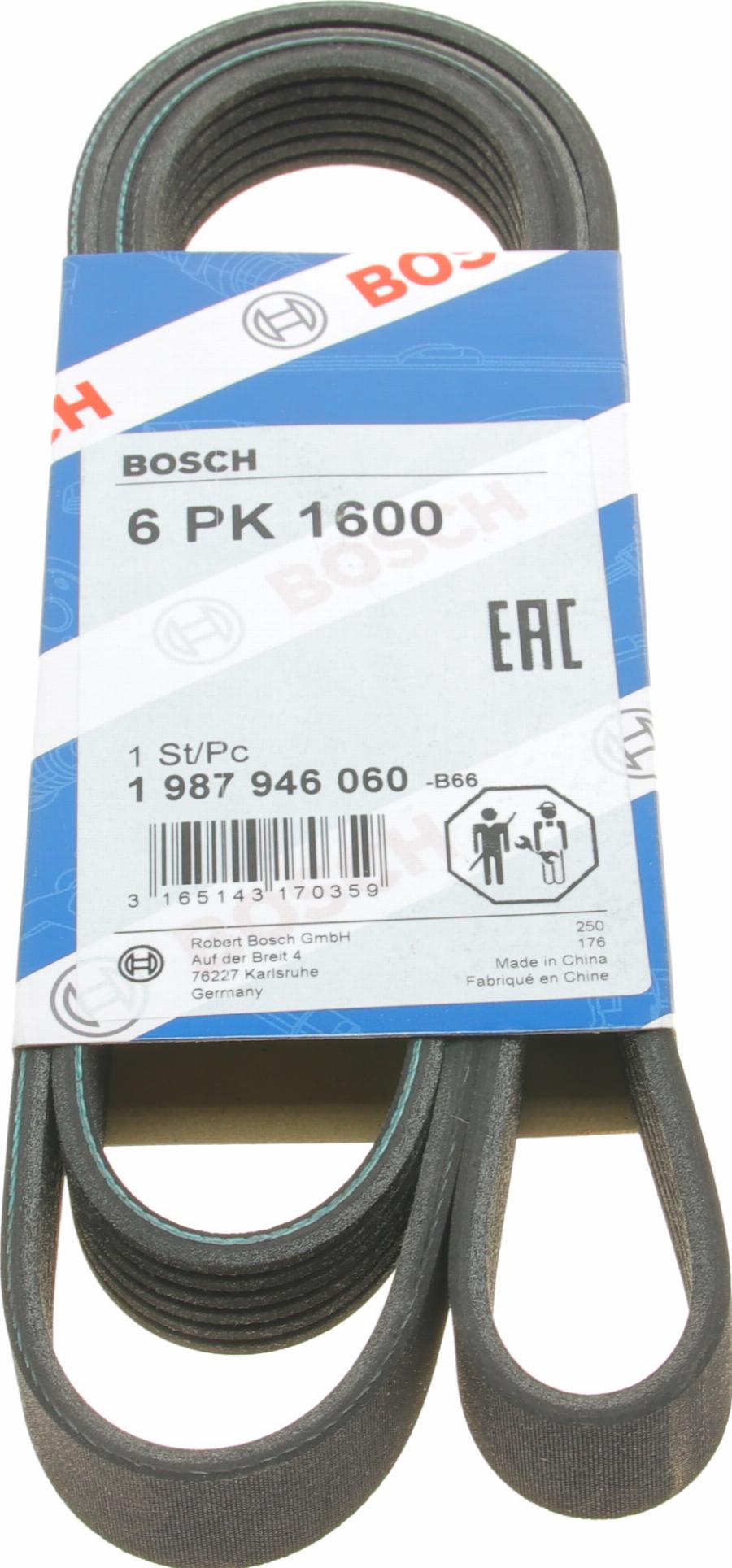 BOSCH 1 987 946 060 - Keilrippenriemen alexcarstop-ersatzteile.com