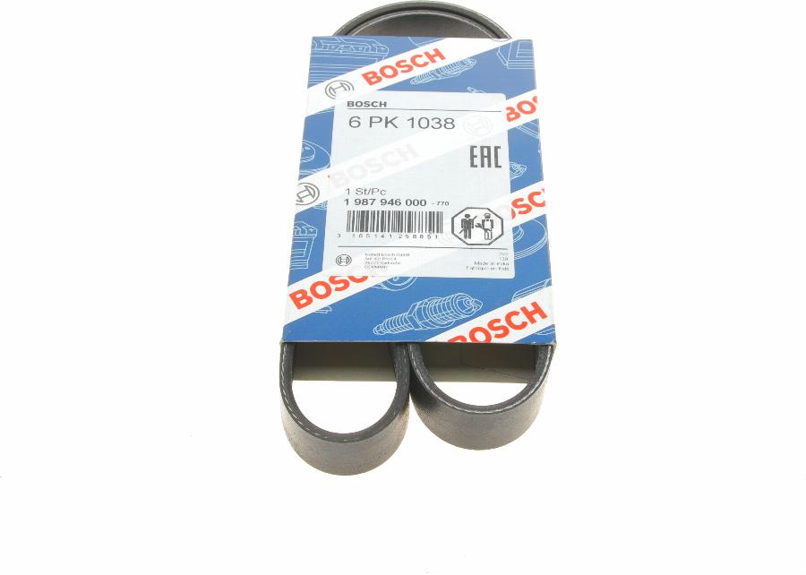 BOSCH 1 987 946 000 - Keilrippenriemen alexcarstop-ersatzteile.com