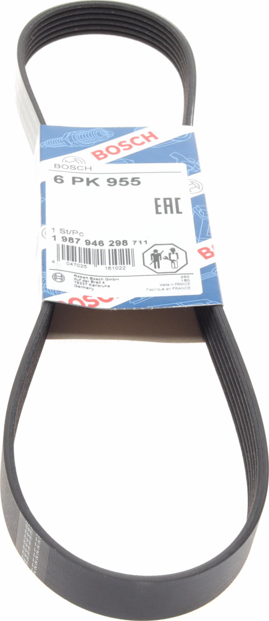 BOSCH 1 987 946 298 - Keilrippenriemen alexcarstop-ersatzteile.com